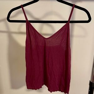 AMERICAN EAGLE Soft&Sexy lettuce hem tank top - M